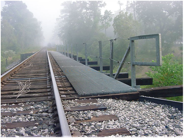 Foggy Morning on RR tracks behind Pinehurst Subdivision - Baytown, Texas