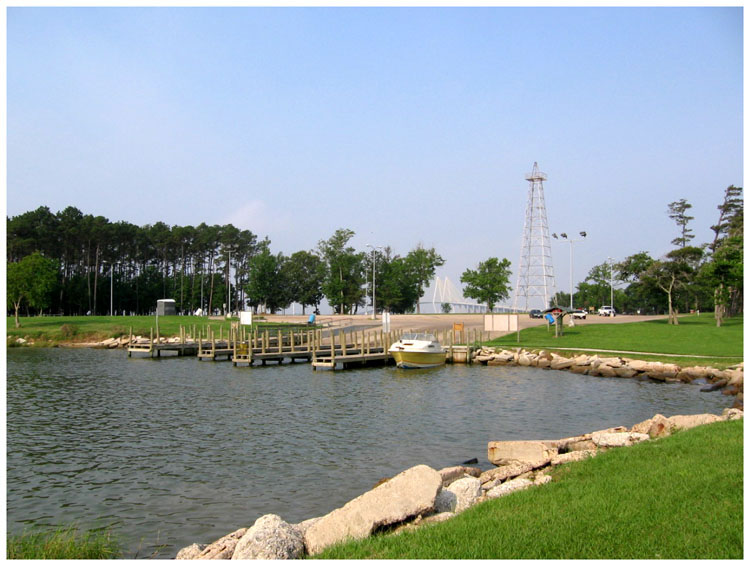 Boat ramp at Bayland Park - Baytown, Texas 