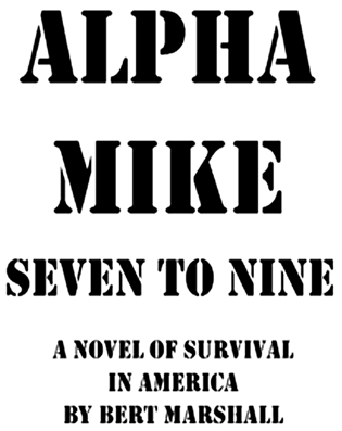 Alpha Mike Seven to Nine   A novel of the post-apolcalyptic United States by Bert Marshall
