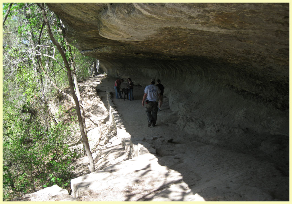 McKinney Falls State Park - the Rock Shelter Trail - the best trail in the park.