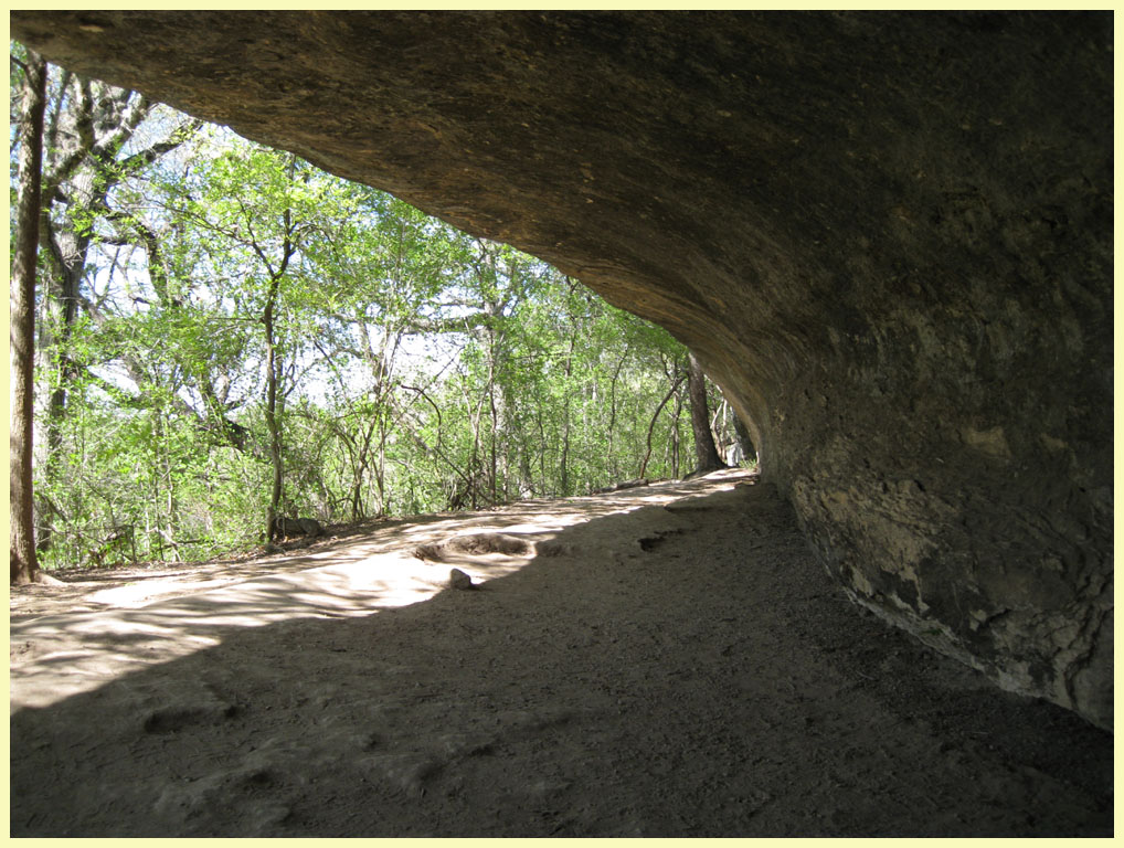 McKinney Falls State Park - the Rock Shelter Trail - the best trail in the park.