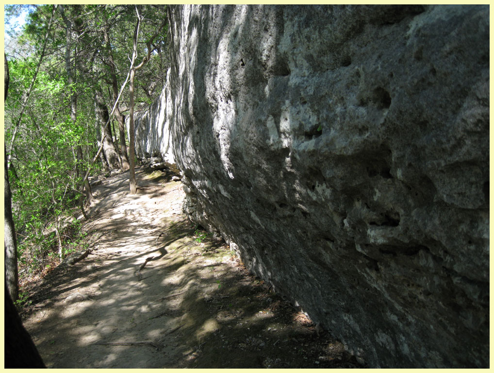 McKinney Falls State Park - the Rock Shelter Trail - the best trail in the park.