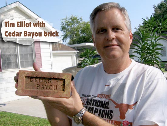 Tim Elliot with Cedar Bayou Brick