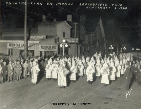Ku Klux Klan rally circa 1923 in Ohio - not specifically Goose Creek and is strictly representative of the Klans activities.  No photos are available of the Goose Creek #4 Klan at this time.