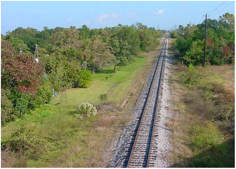 Around Baytown - RR Railroad at SH-146 of Baytown, Texas 
