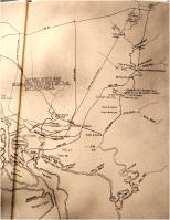 This is a map of the area and the inside cover of Margaret Swett Henson's excellent book, " History of Baytown".